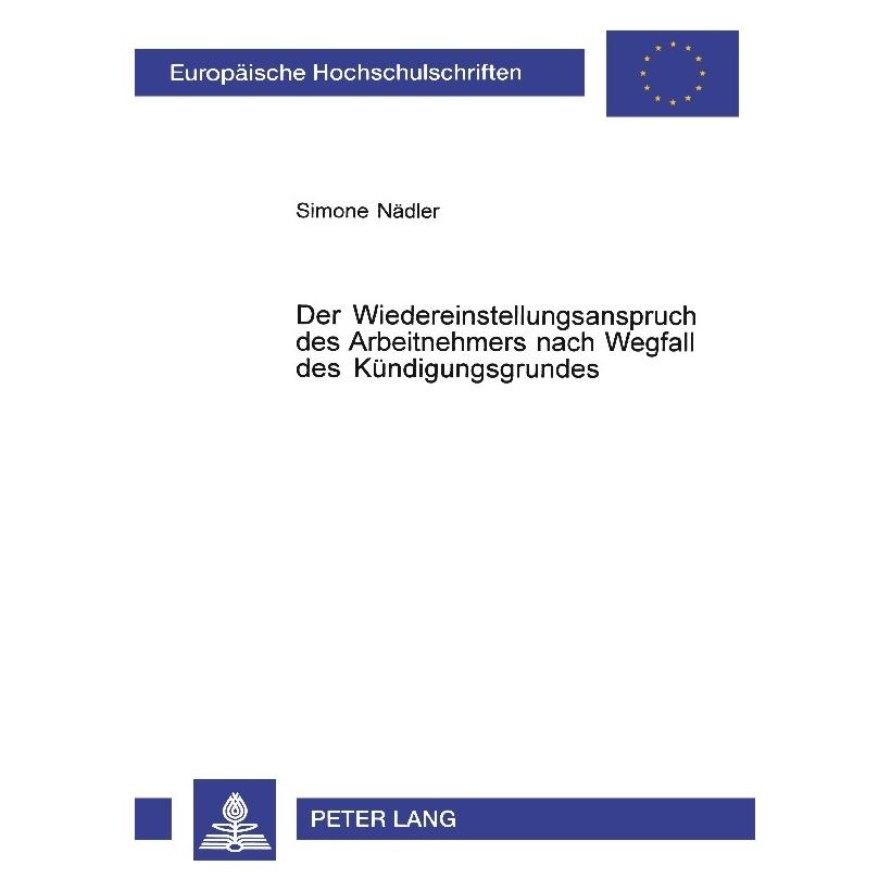 Umbreit Nädler:Der Wiedereinstellungsanspruch d (Deutsch, Softcover, Simone Nädler) (64884325)
