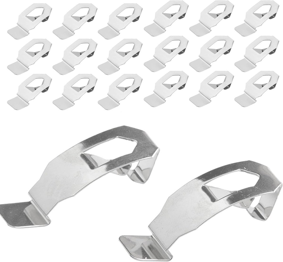 18-delige set fotohaakjes met veerclips voor het ophangen van fotolijsten en canvasdoeken