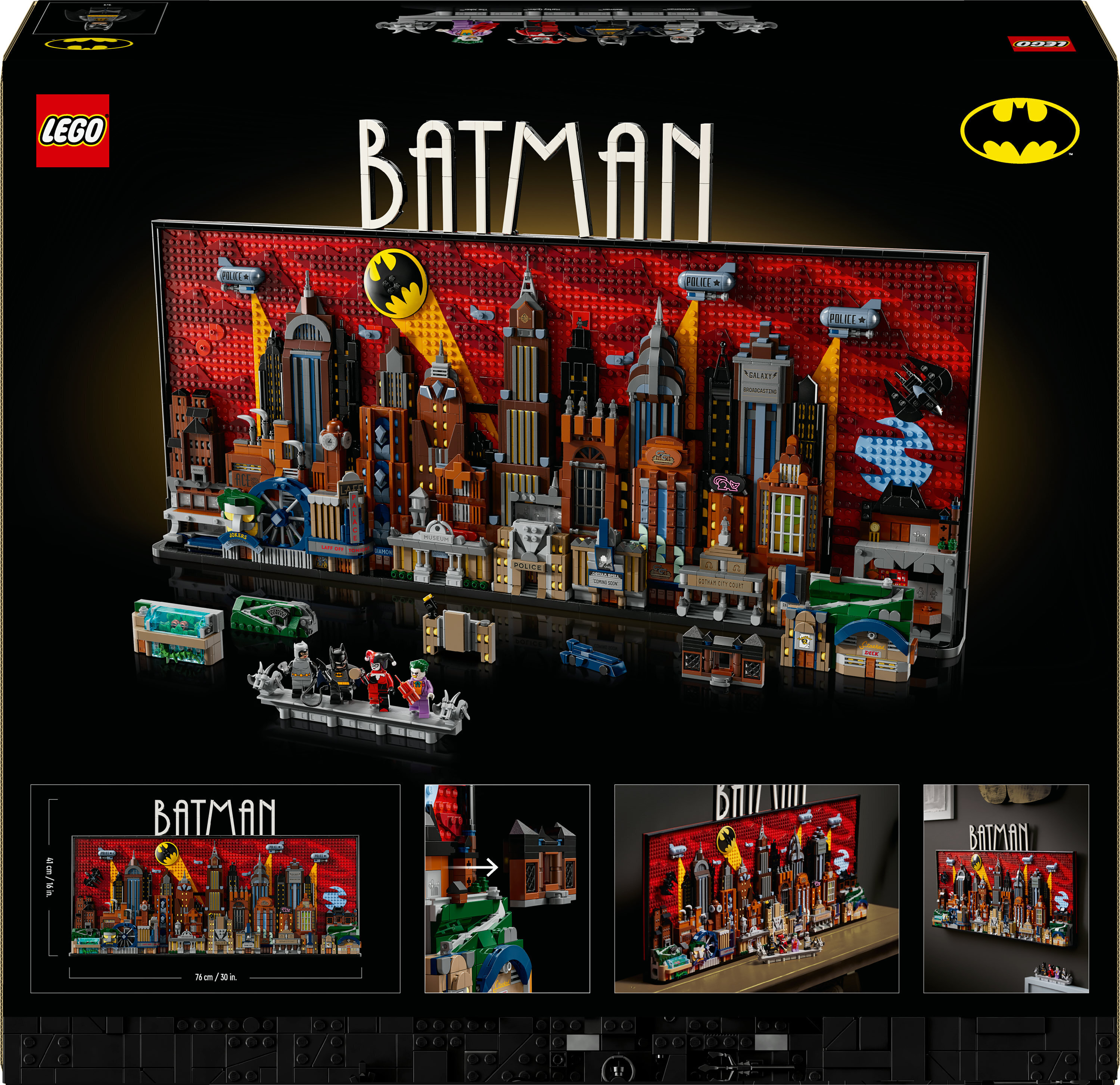 LEGO DC Batman: Die Zeichentrickserie Gotham City, Bauset für Erwachsene mit Minifiguren, Geschenk für Filmliebhaber, Spielset mit Superhelden, Batman-Geschenkideen 76271