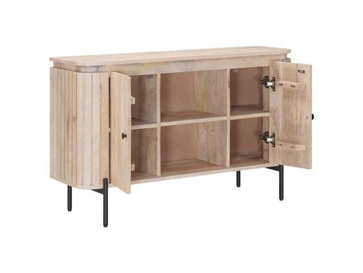 (ON SALE)Buffet - - Bahut - Bois de manguier massif - 2 portes - 105 x 30 x 65 cm @FR79040