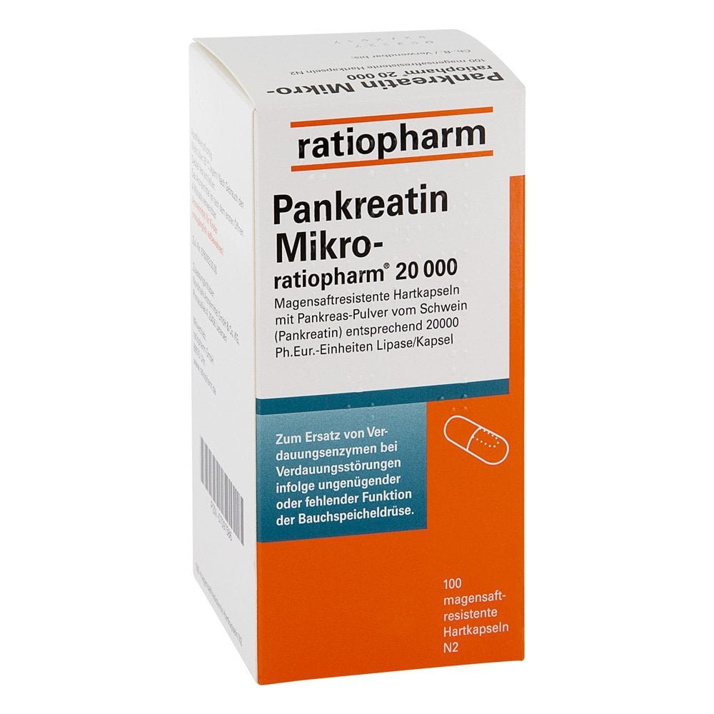 ratiopharm GmbH Pankreatin Mikro-ratiopharm 20000 07097586