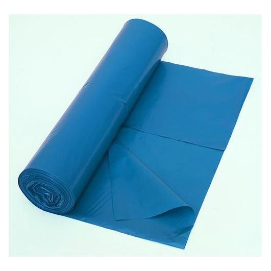 Deiss Abfallbeutel 240 L Blau LDPE (Weich-Polyethylen) 42 Mikron (120 l) (90544)