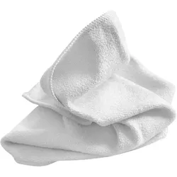 Microfasertuch Mega Clean, Stretch Light weiß 40x40 cm Profi-Pflegetuch für empfindliche Oberflächen