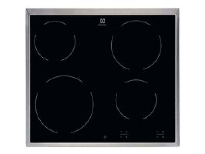 Plaque de cuisson vitrocéramique noire - ELECTROLUX - 4 zones vitrocéramiques Hi-Light - Commande tactile