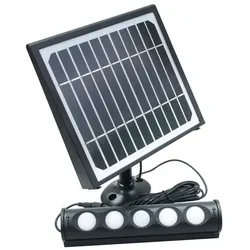 Tracon, Fassadenbeleuchtung, Solar LED spot Flutlicht mit Bewegungsmelder (700 lm, IP65)