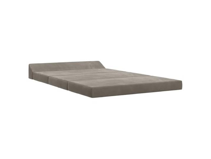 KKgypkn Klappsofa Bett Hellgrau 120 x 60 x 49 cm Stoff Umwandelbares Design, Schaumstofffüllung, abnehmbarer Bezug, kompakt und tragbar
