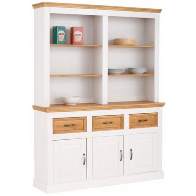 Buffet OTTO HOME "Selma", weiß (weiß, gebeizt), Schränke, Buffet, Breite 145 cm