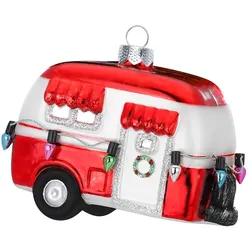 Christbaumschmuck Glas Wohnwagen Weihnachtskugeln Weihnachtsbaum Reisen