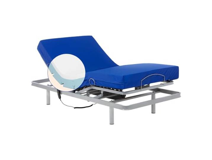 Geriafy - Elektrisch verstellbares Bett mit viskoelastischer Professional V3 Matratze 80x190 cm Lattenrost elektrisch verstellbar Wasserdichter Bezug Komfort Bett
