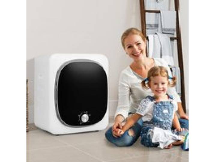 GIANTEX Sèche-Linge Électrique 800W à Tambour 2 5KG-Compact avec 5 Programmes-Protection Contre Surchauffe et Filtration Multiple