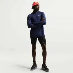 NIKE Herren Tights halblg. He/Uni M NK DF STRIDE HALF TIGHT, Größe S in Schwarz Schwarz
