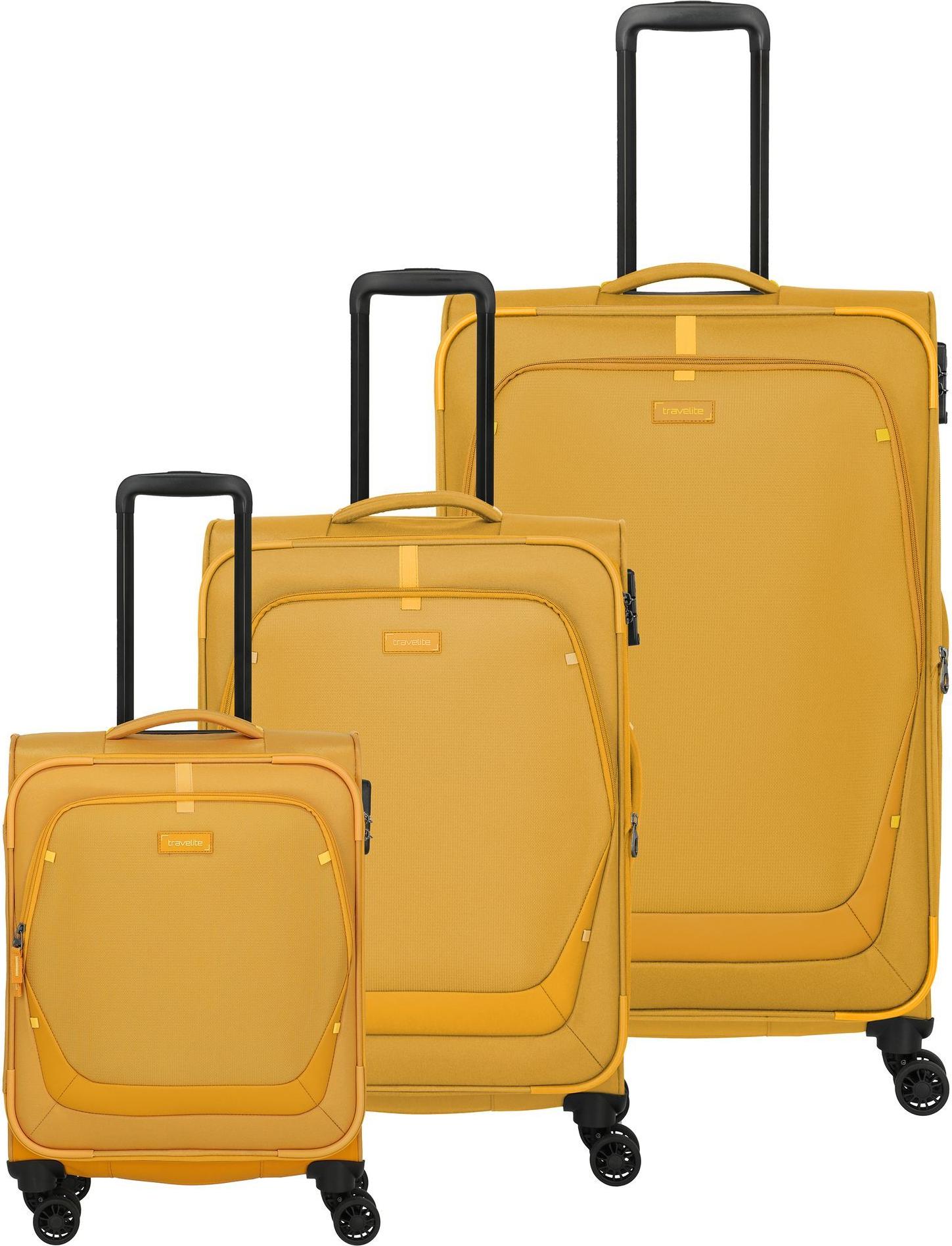 Travelite UMBRIA Trolley 4w L exp./M exp./S, Golden Glow