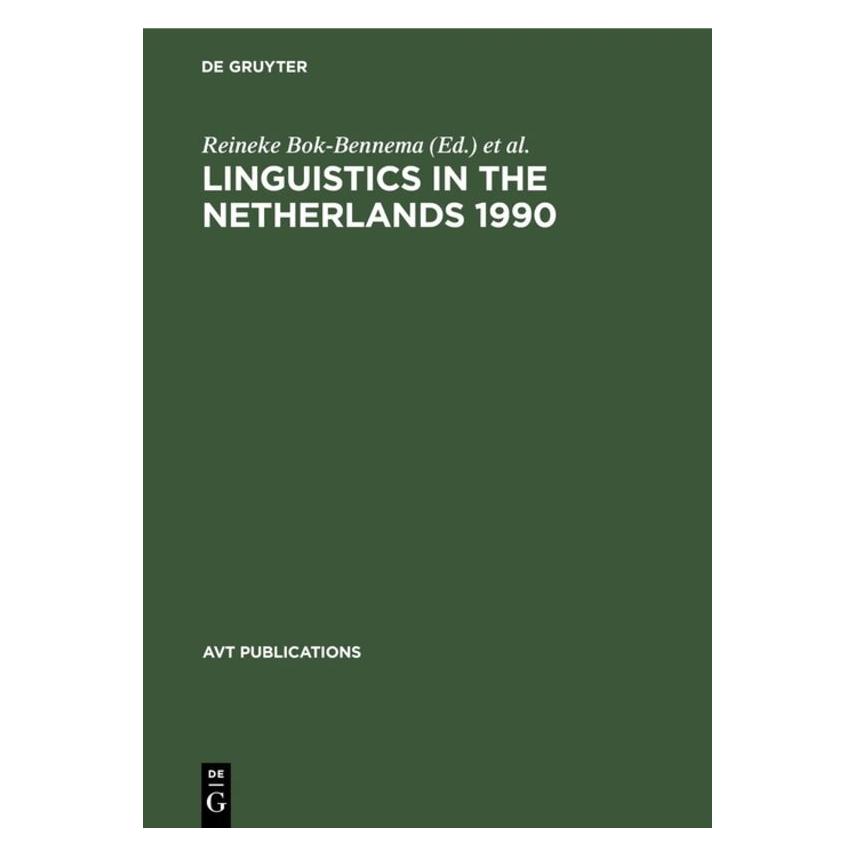 De Gruyter LINGUISTICS IN NETHERL.1990 (BOK-BENNEM (Englisch, Hardcover, Peter Coopmans, Reineke Bok-Bennema) (67761559)