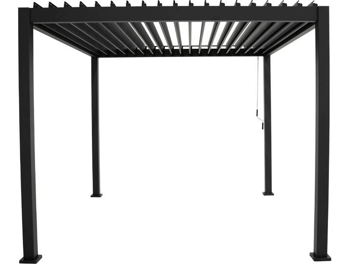 MIRADOR Pergola 111 Deluxe 3x3 m Aluminium Anthrazit verstellbares Lamellendach