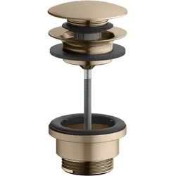Keuco Ablaufgarnitur 59902030000 Bronze gebürstet, Push-Open 1 1/4"