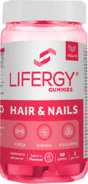 Life Well Lifergy Hair and Nails 60 gomas