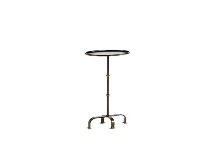 hongchenke34 Sofa Beistelltisch Vintage Metall Beistelltisch Oval Schmal Kleiner Couchtisch Sofa Ecktisch Mini Ablagetisch
