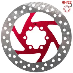 140mm 6H Bremsscheibe rot
