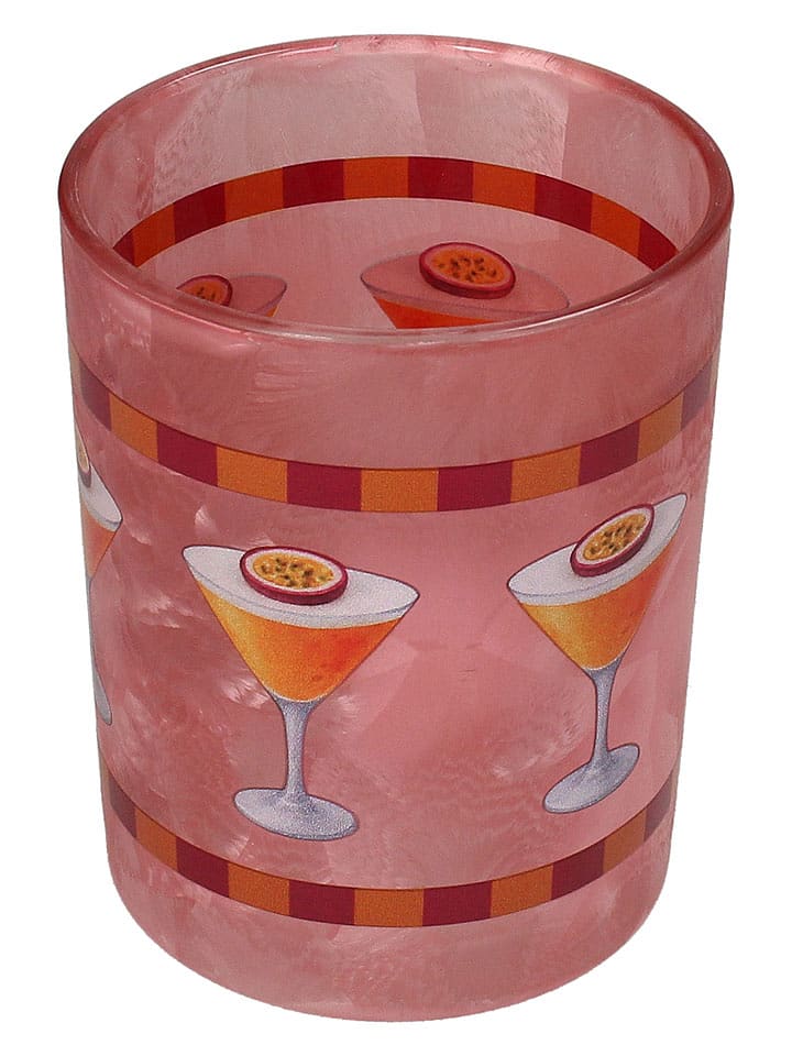 Kersten Windlicht ''Martini'' in Pink - (H)12,5 x Ø 10 cm - onesize