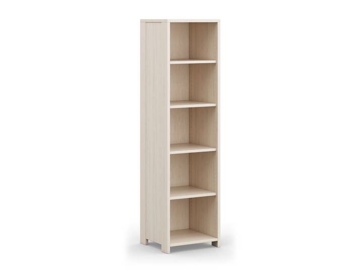 Naturwohnen Massivholz Regal 180x48x45cm Natürlich Weiß lasiert Serie Arbor Design und Handwerk perfekt vereint mit bioola® colour