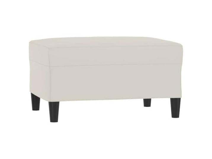 Makastle Fußhocker Samt Creme 70x55x41 cm