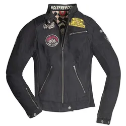 HolyFreedom Quattro Waxed Damen Motorrad Textiljacke L