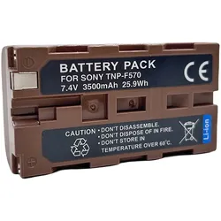Acconic Photon Series TC-NP-F570 Ersatz Akku mit USB-C für Sony NP-F550