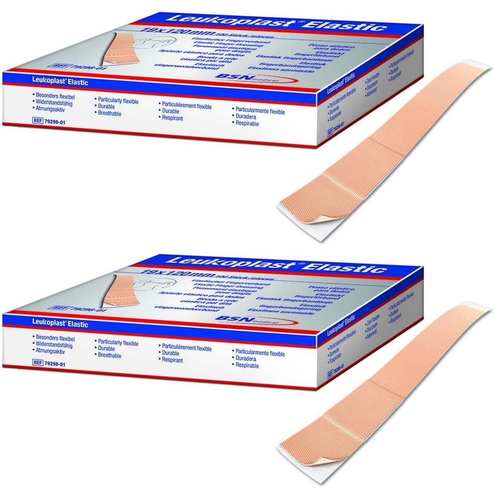 Leukoplast Elastic Fingerstrips 19x120 mm 2x 2x100 St Pflaster