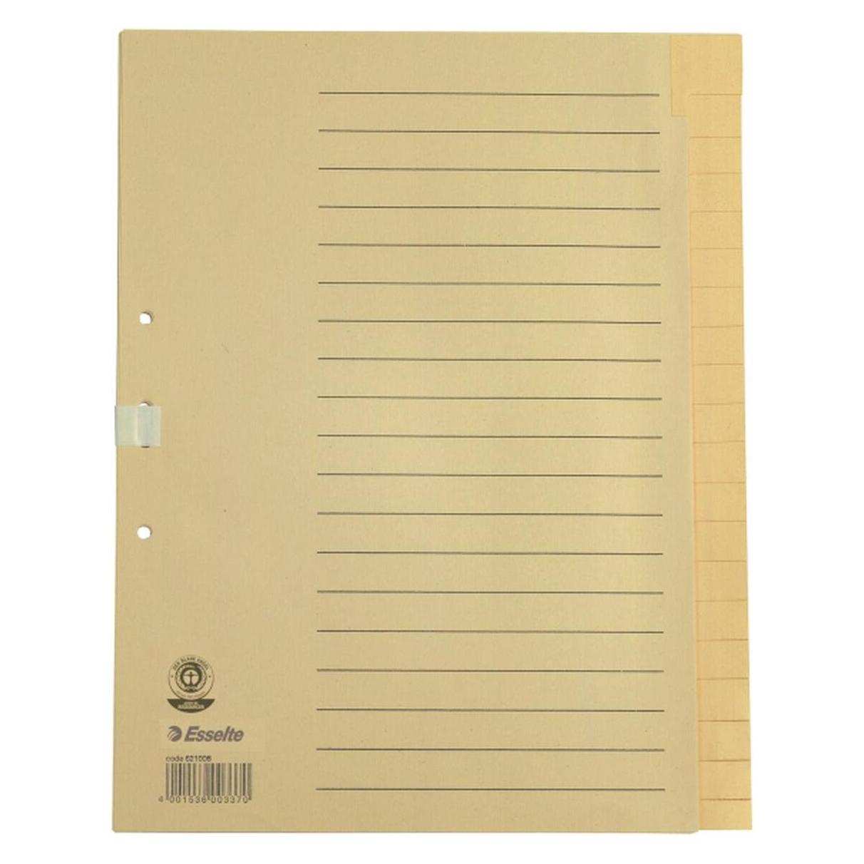 Esselte Register Papier chamois (621006)