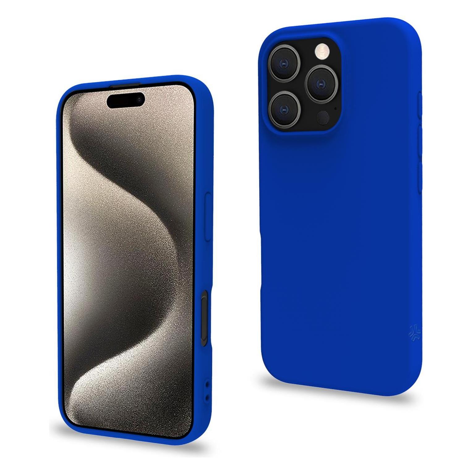 Celly Chrom iPhone 16 Pro Hülle (Apple iPhone 16 Pro) (CROMO1079BL)
