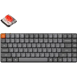 Keychron KEYBOARD WRL K3 MAX RGB/BLACK K3M-B1 (Eng. Int., Kabellos), Tastatur, Grau, Schwarz