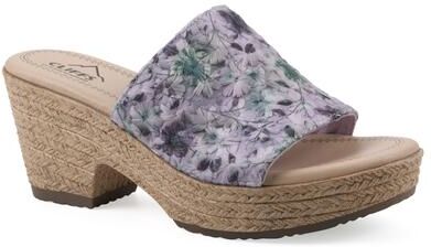 Women's Biancia Wedge Sandal by Cliffs in Lavender Floral (Size 9 M)