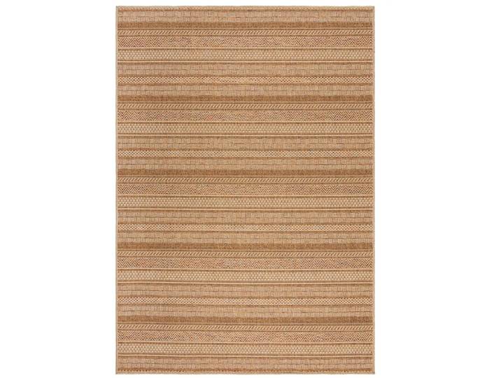 Outdoor-Teppich Ricochet hellbraun Streifen Polypropylen 160 x 230 cm