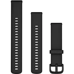 Garmin Ersatzarmband vivomove (20 mm, Silikon), Uhrenarmband, Schwarz