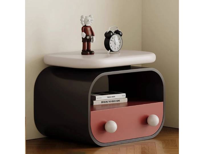 Table de chevet esthétique et confortable avec tiroirs de rangement, table de chevet nordique de luxe, mobilier de chambre à coucher