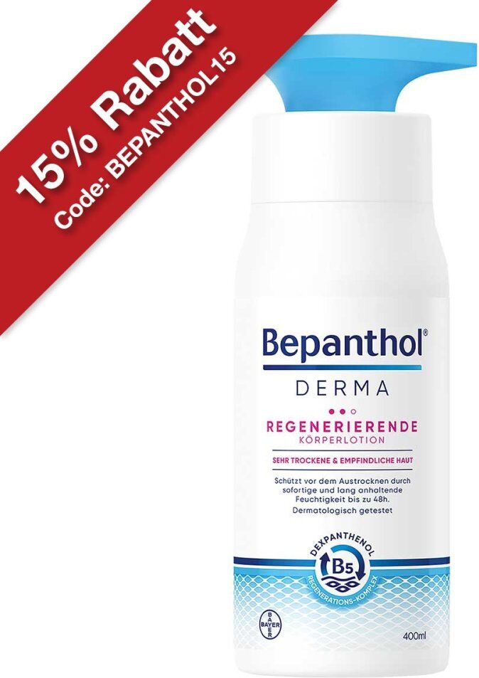 Bepanthol Derma Regenerierende Körperlotion Pumpspender
