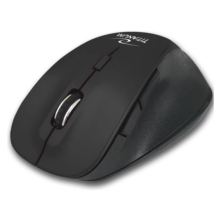 Titanum Wireless Bluetooth Optical Mouse 6d Fornax Black (Kabellos) (49020201)