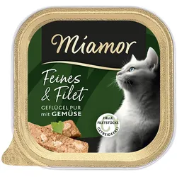 Miamor Feine Filets Geflügel Pur&Gemüse 16x100 g