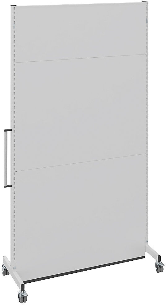 kaiserkraft Mobile Akustikwand, für Industrie und Büro, LxBxH 1250 x 740 x 2521 mm