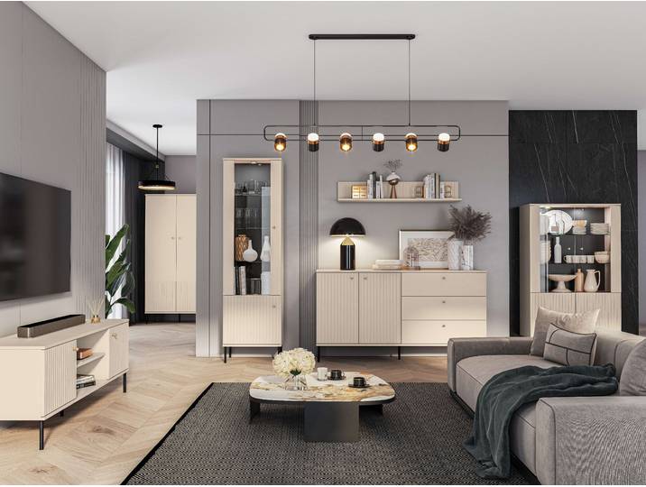 Wohnzimmer-Set Wohnzimmer Set 6-teilig – SOPHIE