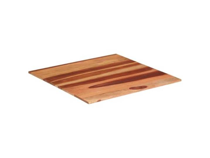 HGPOTUY Tischplatte Massivholz Palisander 15-16 mm 80×80 cm Akazienholz,massiv,80×80 cm,15-16 mm,2 Teile,rustikaler Charme,feucht abwischbar