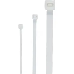 CIMCO 181408 - Kabelbinder, naturfarbig, 4,5x380mm, 100 Stück