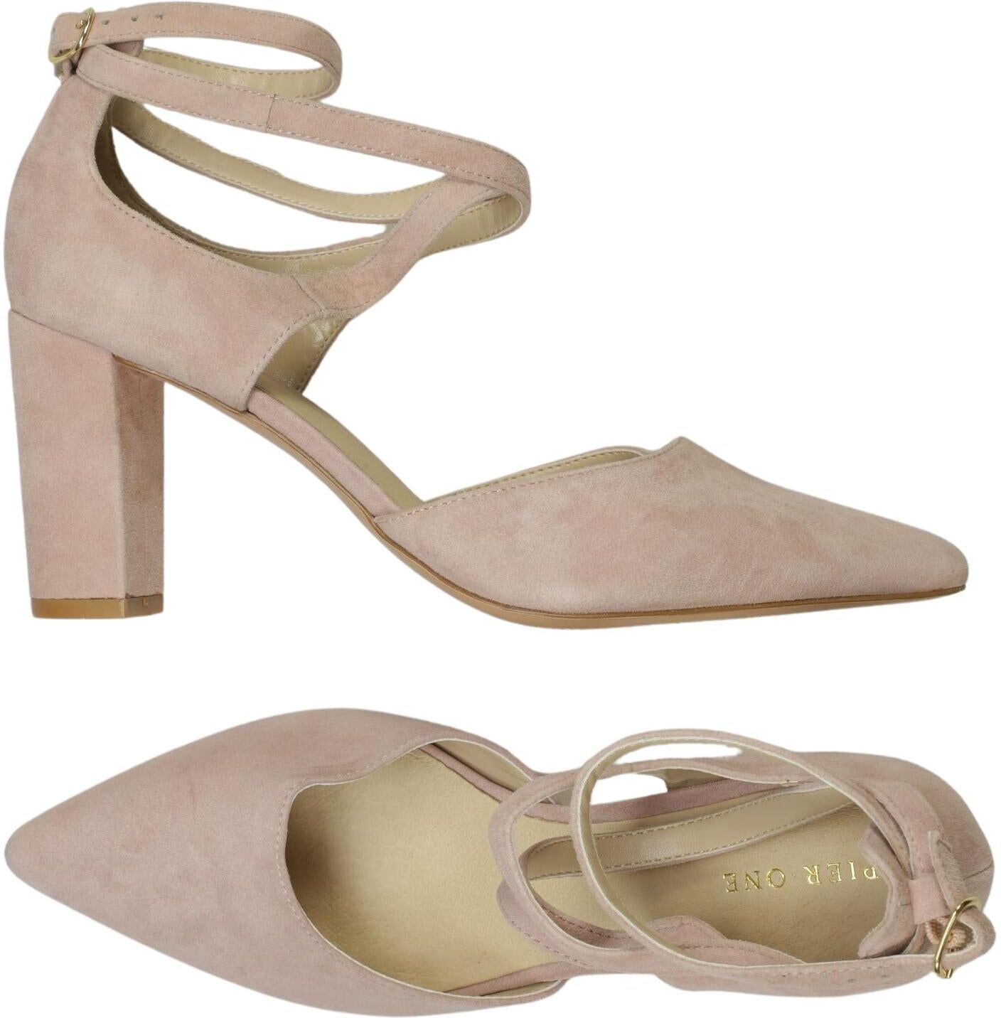 pier one Damen Pumps, Pink, Gr. EU 39, Leder - Second Hand