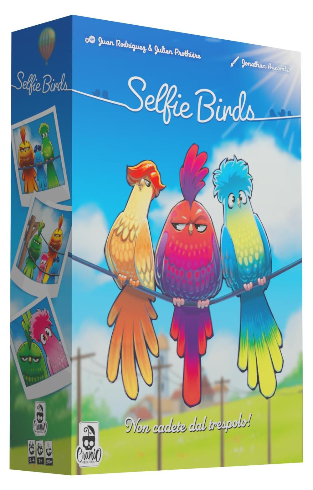 Cranio Creations Selfie Vogels - Decoratieve vogels op een zitstok