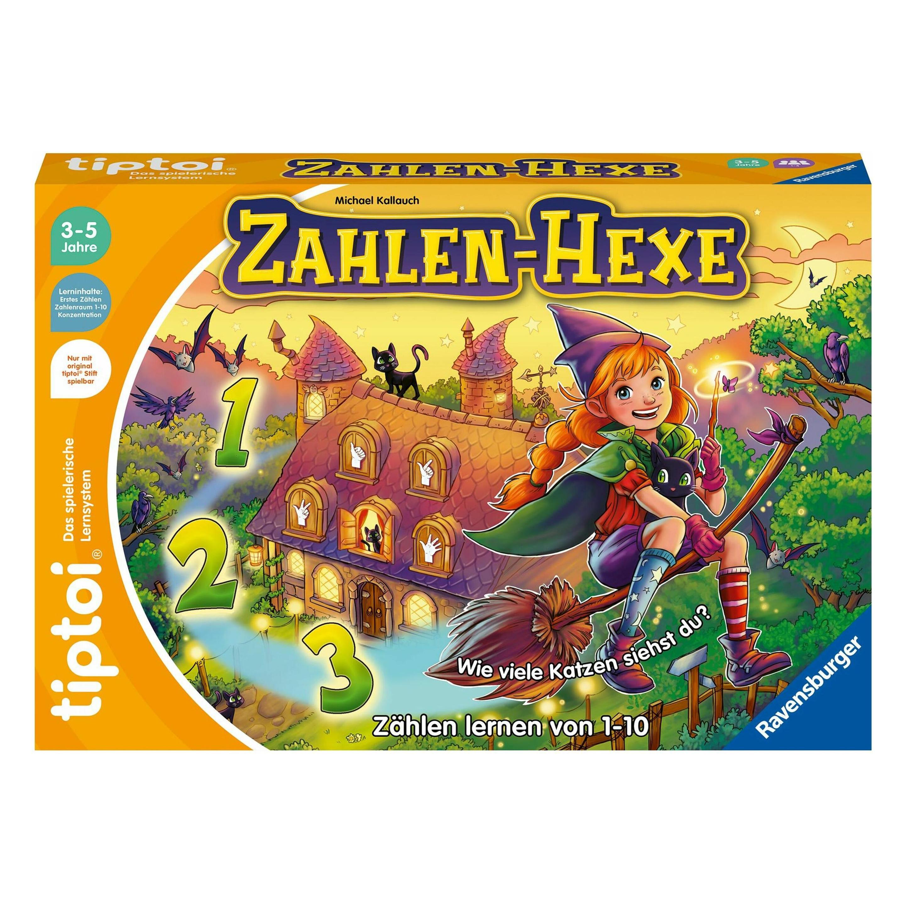 tiptoi Zahlen-Hexe (Deutsch, 3 - 5 Jahre) (00.000.132)