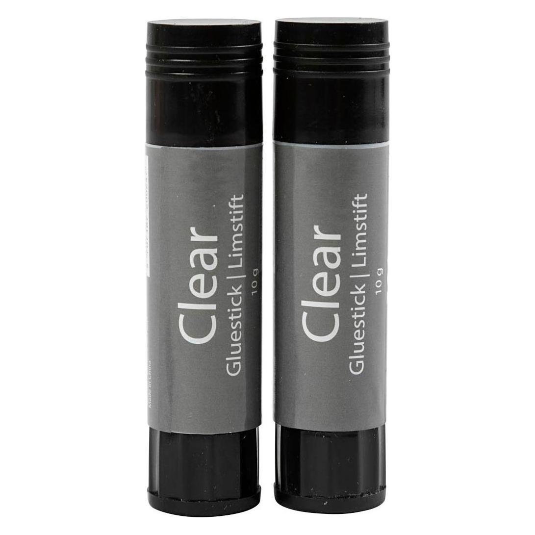 Creativ Company Klebestift, transparent (10 g, 2x) (5712854335911)