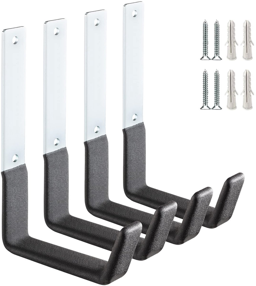 PYBTOOL Heavy-Duty stalen garagehaken - Universele wandmontage organizer voor tuingereedschap