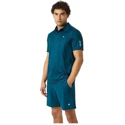 Björn Borg, Herren, Sportshirt, Tennispolo Ace Mesh Panel (L), Blau