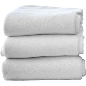 Franz-Mensch Handtuch Hygostar Eco, weiß, 70 x 140 cm, Duschtuch, aus 100% Baumwolle, 380 g/m², 3 Stück