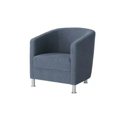 Sessel aus Flachgewebe Koblenz ¦ blau ¦ Maße (cm): B: 69 H: 75 T: 76.0
